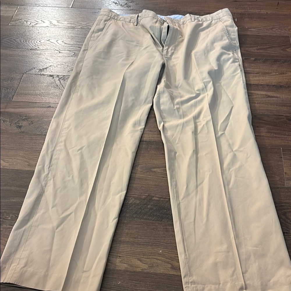 Banana Republic Tan Chinos Straight Leg Cotton Blend